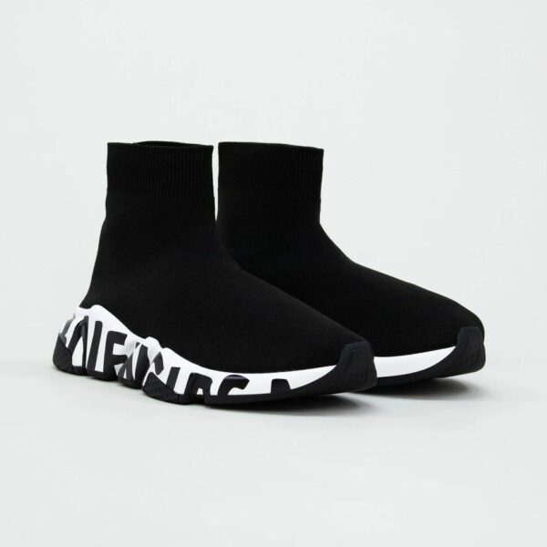 Balenciaga Speed Grafitti Sole Black Sneaker