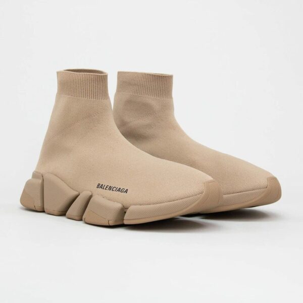 Balenciaga Speed Knit 2.0 Sock Beige