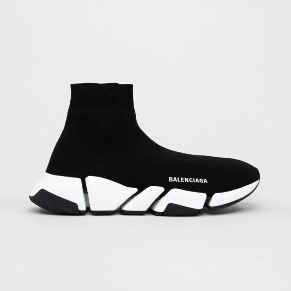 Balenciaga Speed Knit Sock 2.0 Black White