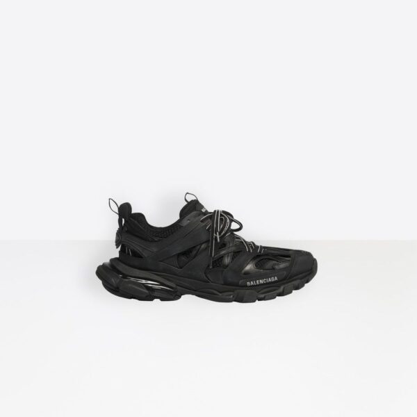 Balenciaga Track Sneaker In Black Mesh And Nylon