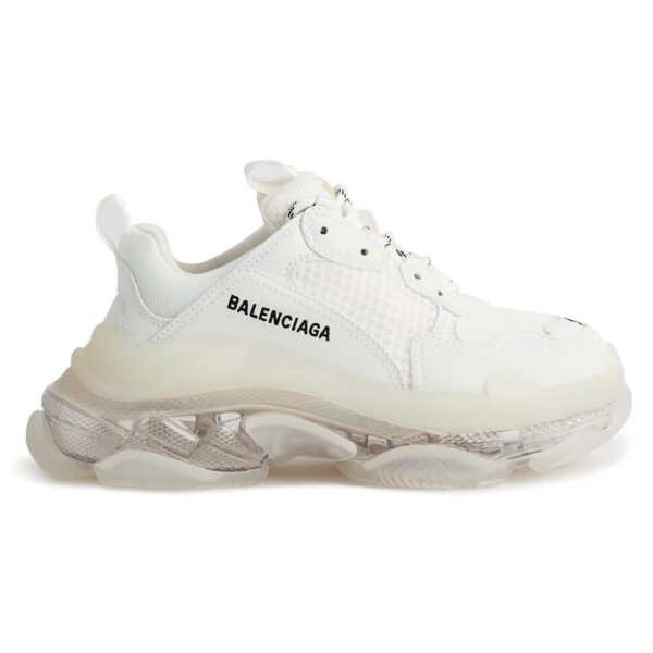 Balenciaga Triple S Sneaker Polar White Clear Sole