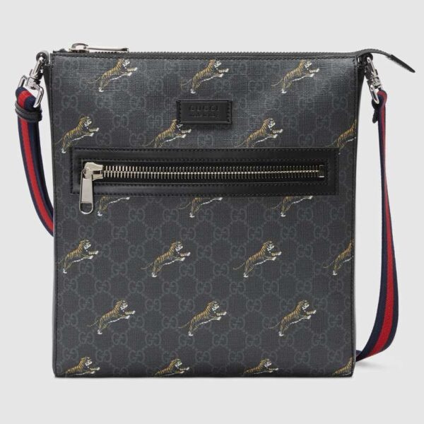 Gucci Bestiary messenger with tigers