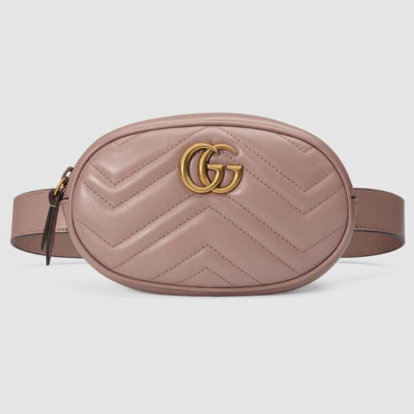 Gucci GG Marmont Matelassé Leather Belt Bag