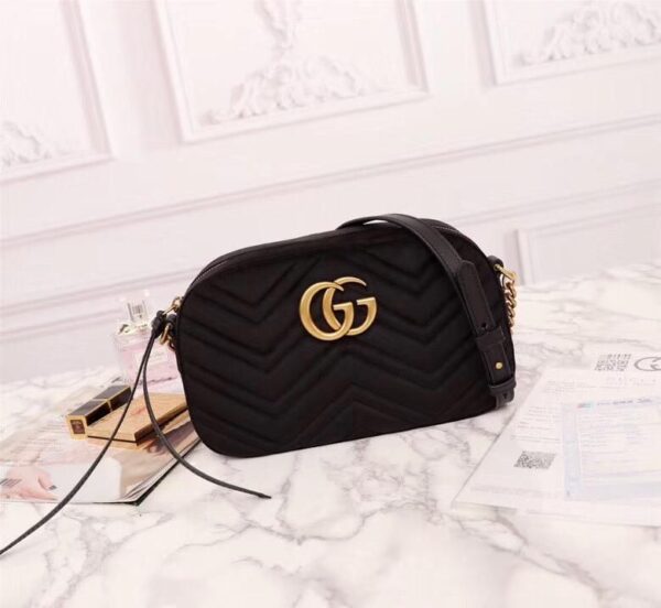 Gucci GG Marmont Small Matelassé Shoulder Bag