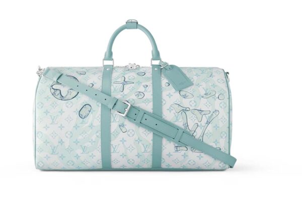 Louis Vuitton Keepall Bandouliere 50 Crystal Blue