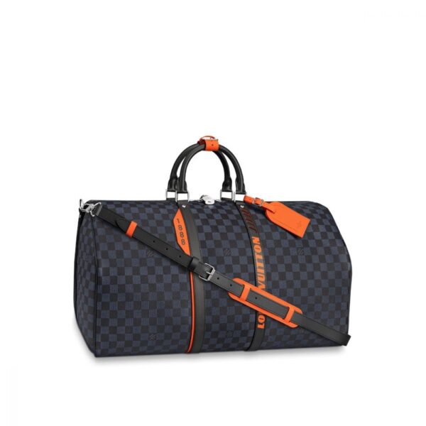 Louis Vuitton Keepall Bandoulière 55 With Louis Vuitton Signature Logo