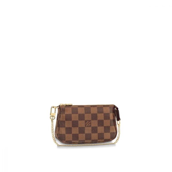 Louis Vuitton Women Mini Pochette Accessoires - Damier Ebene