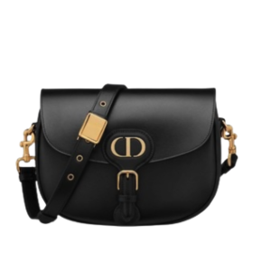 MEDIUM DIOR BOBBY BAG Black Box Calfskin