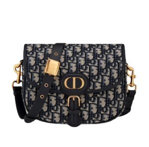 MEDIUM DIOR BOBBY BAG Blue Dior Oblique Jacquard